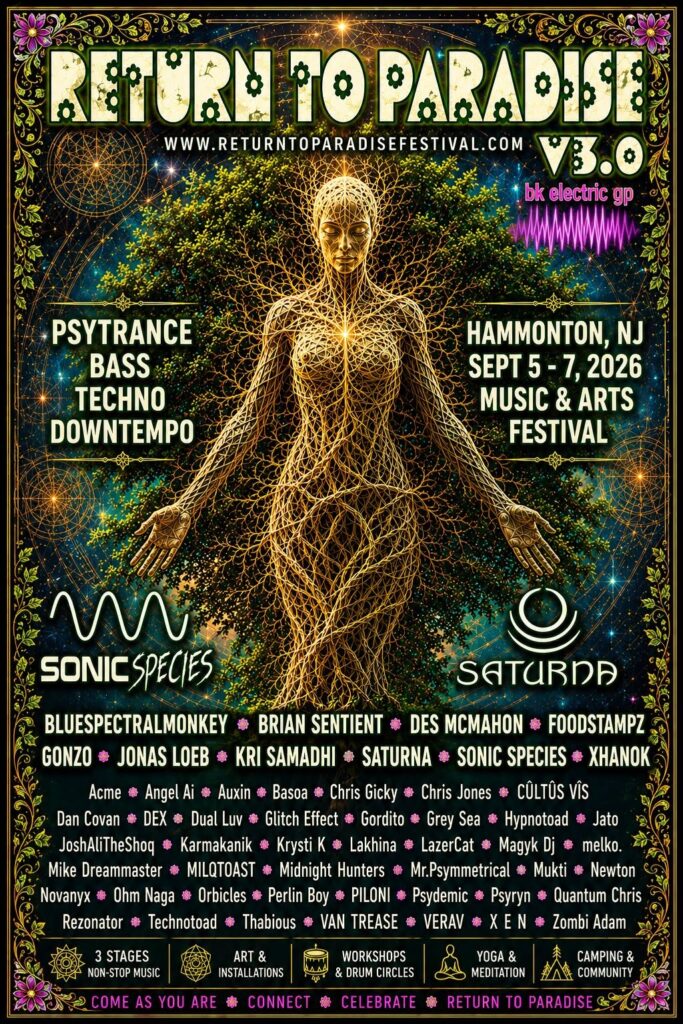 Return to paradise festival flyer 2026